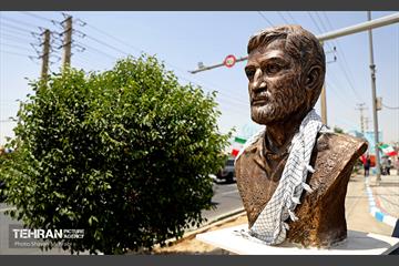 رونمایی از سردیس سردار شهید احمد متوسلیان 3