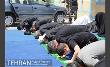 نماز ظهر عاشورا مسجد قائم(عج) منطقه هفت