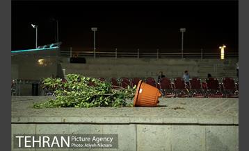 شب بارانی تهران 4