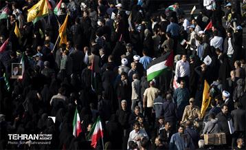 تجمع مردم تهران در واکنش به جنایت رژیم صهیونیستی در غزه 24