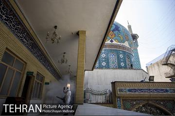 عملیات ضدعفونی امامزاده صالح(ع) 27