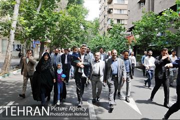 حضور شهردار تهران در راهپیمایی روز قدس 4