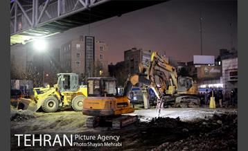 هم‌اکنون؛ جمع‌آوری کارگاه عمرانی میدان هفت تیر 29