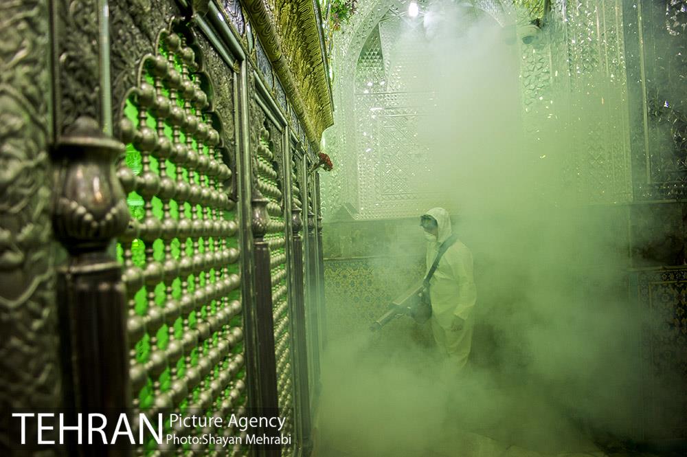 عملیات ضدعفونی امامزاده صالح(ع) 10