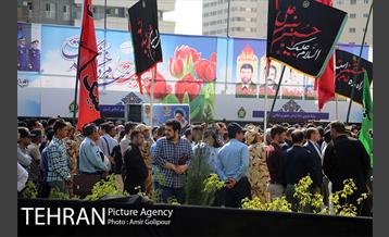 مراسم تشییع پیکر دو شهید گمنام در شهرک چیتگر 20