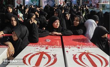 مراسم تشییع پیکرهای ۱۰۰ شهید گمنام 3