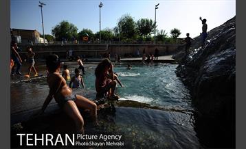 تابستان گرم  در چشمه علی 41