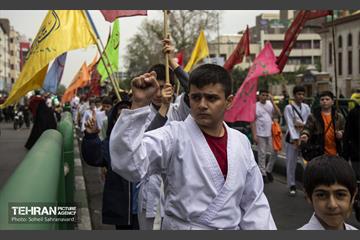 راهپیمایی مردم تهران در محکومیت جنایات رژیم صهیونیستی 2