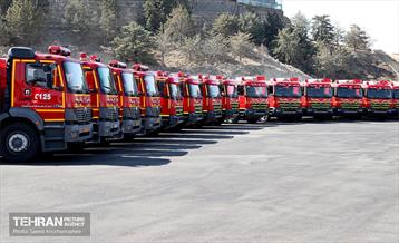 رونمایی از تجهیزات جدید سازمان آتش نشانی تهران  1