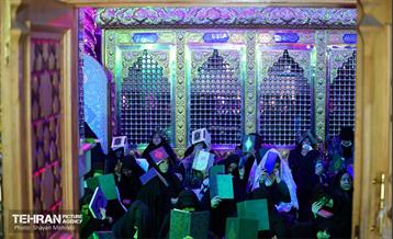 احیای شب بیست‌ویکم ماه رمضان امامزاده پنج تن لویزان 17
