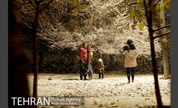 بارش اولین برف پاییزی تهران 26