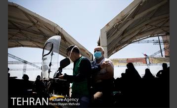 بزرگترین مرکز واکسیناسیون خودرویی کرونا در تهران 50