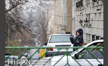 بارش برف در شمال تهران 11
