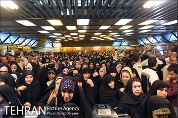 خدمات‌رسانی مترو تهران به نمازگزاران عیدسعیدفطر 44