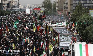 تشییع شهدای اقتدار ملی در تهران - 3  56