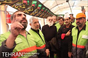 بازدید اعضای شورای اسلامی شهر تهران از خدمات رسانی به زائران اربعین حسینی 8