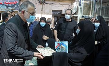 نواخته شدن زنگ دانش آموز شهید در قطعه شهدای گمنام 32