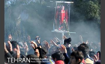 تشییع شهدای آتش نشان با حضور مردم در بهشت زهرا(س)  4