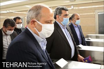 بازدید شهردار تهران از ایستگاه مترو برج میلاد 12