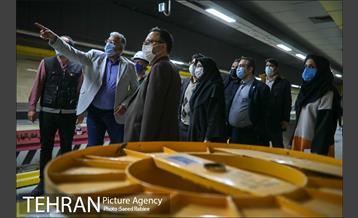 بازدید عضو شورای شهر از ایستگاه مترو یادگار امام(ه) 17