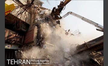 دومین روز عملیات امداد و نجات حادثه پلاسکو-1 17