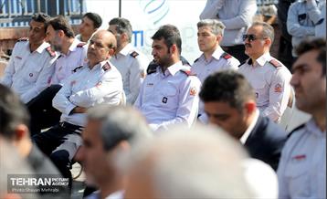 آیین کلنگ‌زنی ایستگاه آتش‌نشانی 15