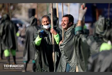 مانور برف روبی شهرداری منطقه 20