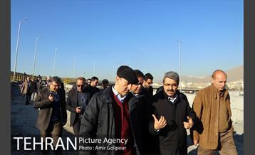 بازدید معاون فنی عمران شهرداری و اعضای شورای شهرتهران از پروژه تقاطع غیرهمسح شهیدهمدانی 29