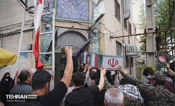 تشییع پیکر مطهر شهید محمد حسن زارعی در منطقه ۸ 22