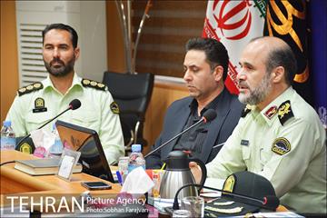 نشست خبری فرمانده یگان حفاظت شهرداری تهران 13