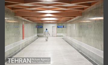 ایستگاه تقاطعی میدان امام حسین(ع) پیش از افتتاح 16