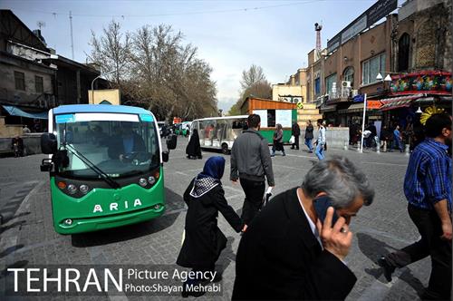 حمل و نقل برقی در بازار تهران 5
