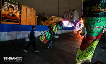 مراحل ساخت المان های نمایشگاه نشان عاشقی