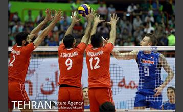 دیدار ایران و ایتالیا در لیگ جهانی والیبال 12