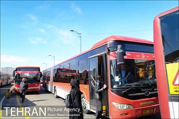 خطوط اتوبوس تندرو تهران BRT 13
