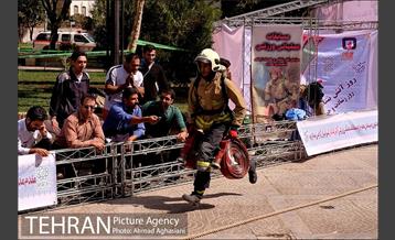 مسابقات عملیاتی ورزشی آتش نشانان تهران 7