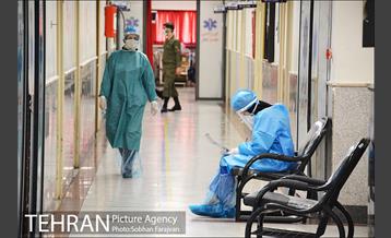 بخش بیماران کرونایی بیمارستان بعثت 1