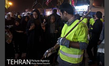 ارائه خدمات نیرو های خادم الحسین (ع) در کربلا 14