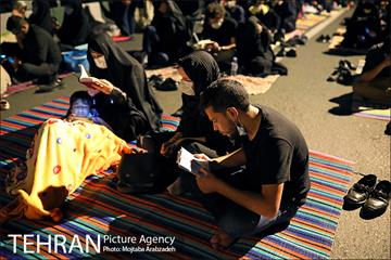 احیای شب بیست و سوم ماه رمضان در حسینیه همدانی‌ها 6