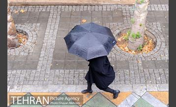 بارش باران پاییزی در تهران 25