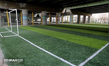 مرمت زمین چمن امامی محرم