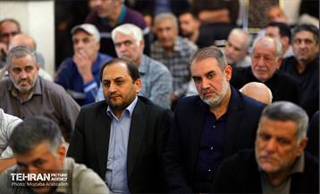 حضور شهردار تهران در مراسم ترحیم جانباز شهید محمد سرتیپی