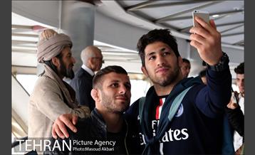 بازدید تیم ملی کشتی فرنگی از برج میلاد تهران