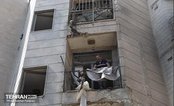 حمله موشکی رژیم صهیونیستی به یک ساختمان در محله شهرآرا 40