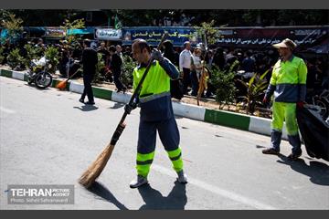 خدمت‌رسانی شهرداری تهران به جاماندگان اربعین حسینی 7