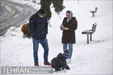 تفریحات برفی در پارک پردیسان تهران 5