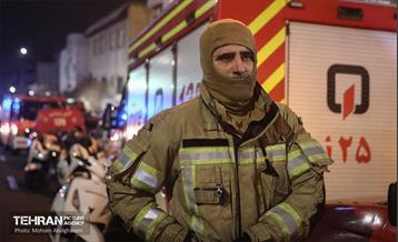 آتش‌سوزی در بیمارستان گاندی تهران 54