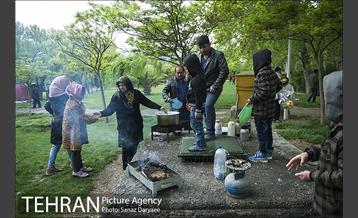 روز طبیعت بارانی در بوستان لاله 26