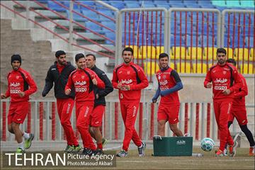 تمرین تیم فوتبال پرسپولیس تهران