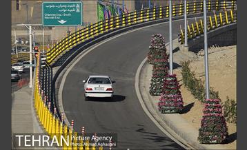 افتتاح پل شرق به شمال تقاطع بزرگراه های نیایش و شهید چمران 31